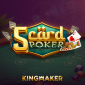 5 Card Poker sakla game cards